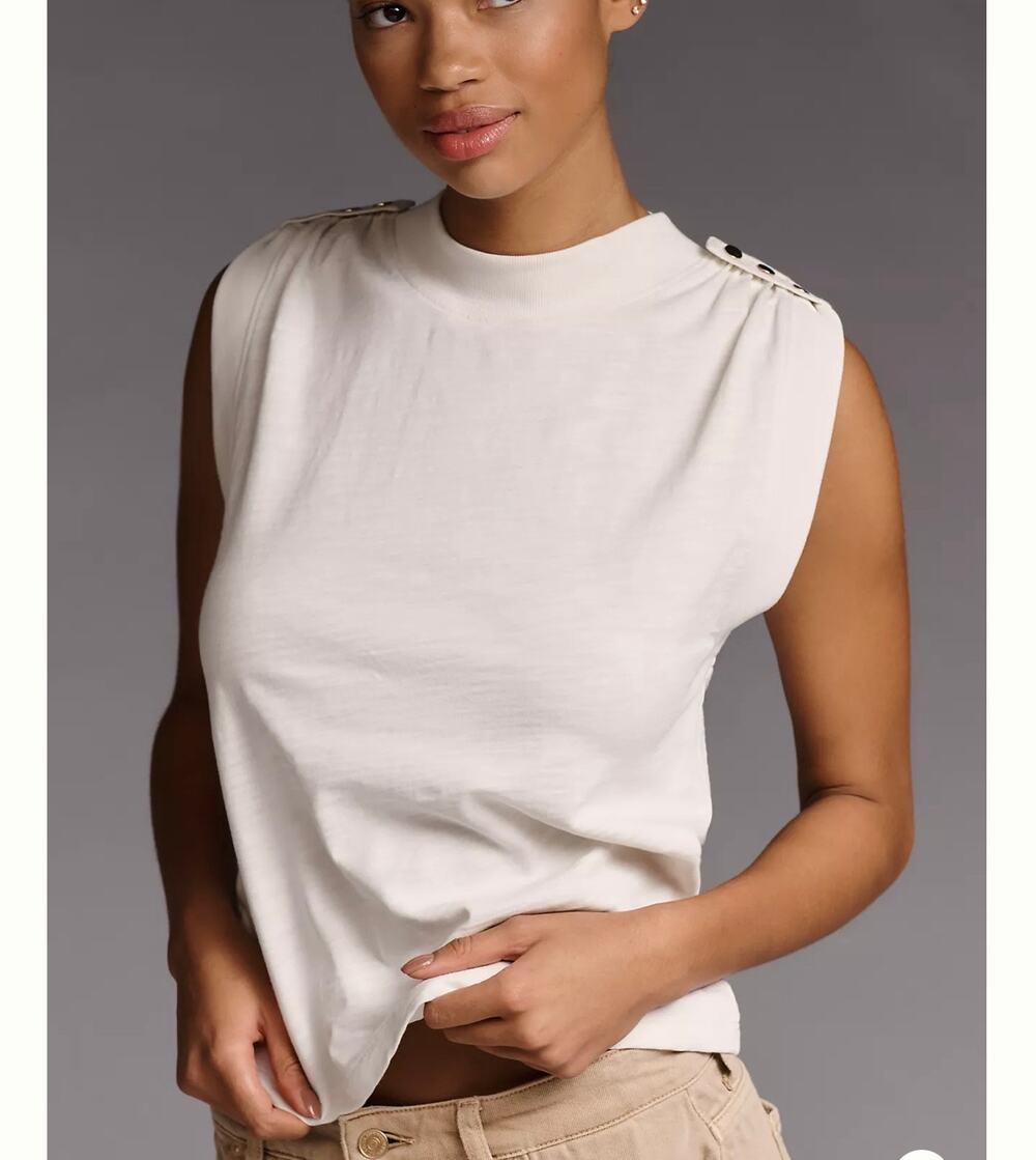 New Nation Los Angeles Anthropologie Mikka tee  sz S